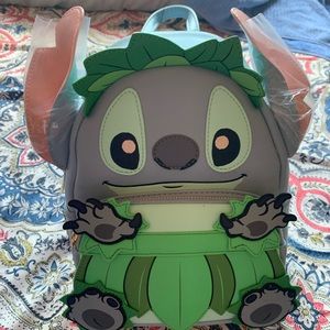 Hula Stitch Cosplay Loungefly Mini Backpack